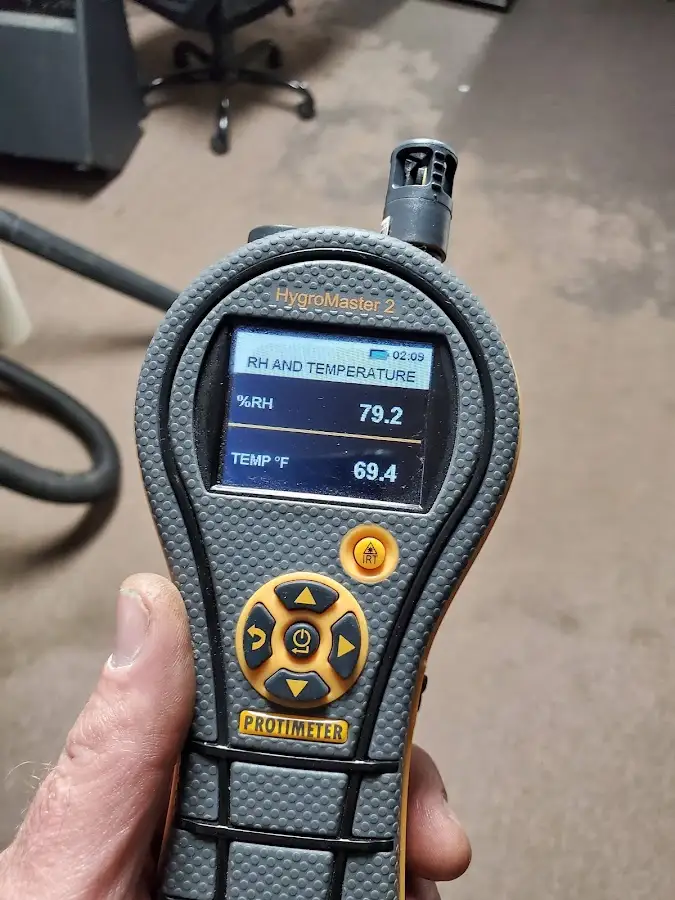 Moisture meter humidity assessment for Mold Remediation & Removal in North Kingstown